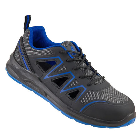 Urgent Noir - Pantofi de protectie din piele velur (S1, SRA)