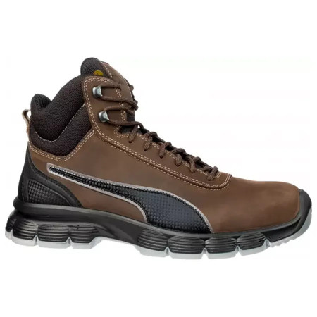 PUMA CONDOR BROWN MID - Bocanci de protectie ESD, impermeabili (S3L, ESD, FO, SR)