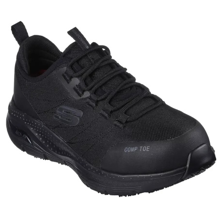Skechers ARCH FIT SR Ebinal - Pantofi de protectie dama, negru (S3, SRC)
