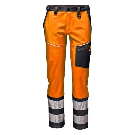 SSY Mistral - Pantaloni de lucru reflectorizanti elastici, portocaliu