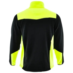 Jacheta polar Comfort Plus negru/galben