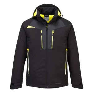 DX460 - Geaca softshell de iarna, impermeabila, negru