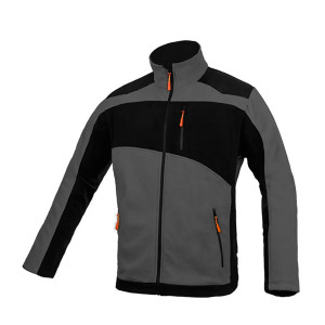 Jocker - Jacheta polar fleece gri/negru