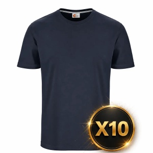 PACHET COMFORTEE NAVY - Tricou 100% bumbac - 10 bucati