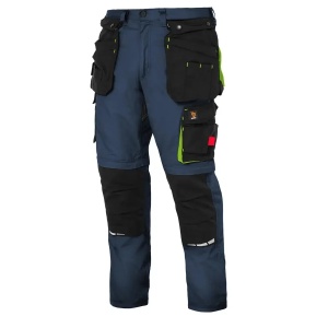 PCR ZEUS NAVY - Pantaloni de lucru RIP-STOP bleumarin - MULTIFUNCTIONAL, OUTLET, marimea 52
