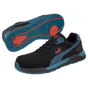 Pantofi de protectie Puma Frontside Black/Blue