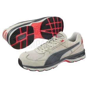 Puma Vanti Grey - Pantofi de protectie ESD cu bombeu compozit (S1P, ESD, FO, HRO, SR) - Img 3