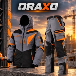 SET DRAXO - Geaca de lucru de iarna + pantaloni de lucru de iarna