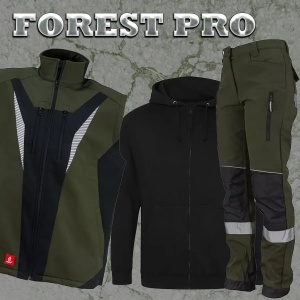 SET ForestPro - Vesta de lucru + hanorac + pantaloni de iarna