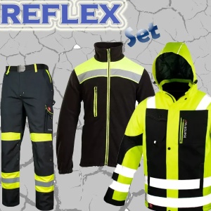 SET REFLEX ORPO - Geaca de iarna + pantaloni de protectie + pulover fleece