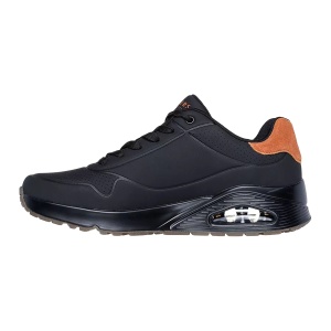 Skechers Uno Suited On Air - Pantofi de protectie, negru/maro (ESD, O1)