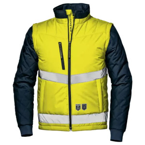 SSY DRIVER - Jacheta driver impermeabila, albastru/galben
