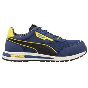 Puma Rider Blue - Pantofi de protectie pentru electricieni, non-metalici (SB, E, PS, FO, HRO, SR)