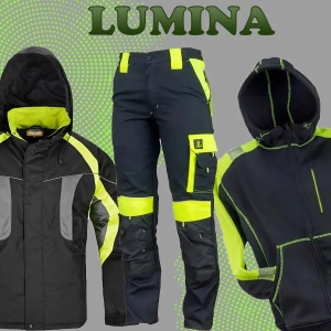 SET Lumina - Geaca de iarna + pantaloni de lucru v+ hanorac*