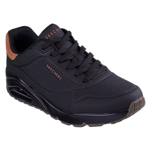 Skechers Uno Suited On Air - Pantofi de protectie, negru/maro (ESD, O1)