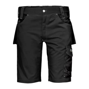 SSY Fusion Massaua - Pantaloni de lucru scurti de calitate superioara, 100% bumbac, negru