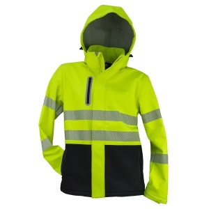 Urgent 982 –Geaca softshell reflectorizanta captusita, gluga detasabila