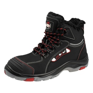 BTNRed Winter - Bocanci de protectie din piele imblaniti (S1, SRC)
