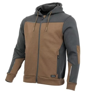 Comfort Plus Brown - Hanorac cu gluga, marou/gri