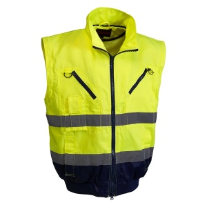 Geaca pilot reflectorizanta 3 in 1, galben