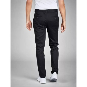 pantaloni chino de lucru pentru barbati, confortabili si elastici, negri