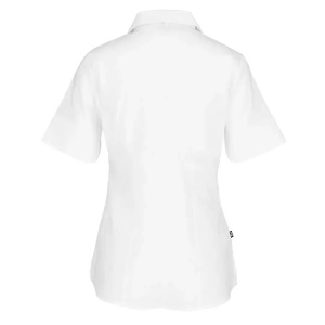 Fiore bluza dama cu maneca scurta - eleganta si confortabila pentru mediul profesional, alb