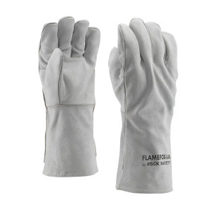 FLAMEFOX-S-GB - Manusi de protectie pentru sudori din piele spalt de bovina