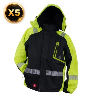 PACHET Urgent Yellow – Geaca de protectie de iarna, impermeabila - 5 bucati