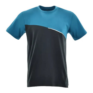Petrol Blue - Tricou 100% bumbac, albastru petrol/negru