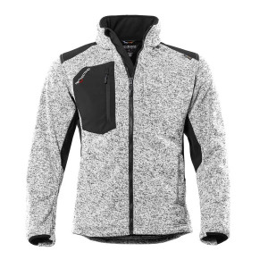 QUALITEX Protectano - Jacheta fleece, alb/marmorat