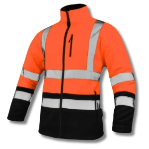 REF Orange - Jacheta polar fleece reflectorizanta, portocaliu