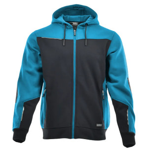Comfort Plus Petrol Blue - Hanorac cu gluga, albastru petrol/negru