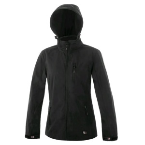 DIGBY - Geaca softshell dama, rezistenta la ploaie si vant, negru
