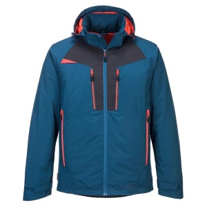DX460 - Geaca softshell de iarna, impermeabila, albastru