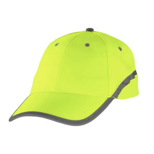 Sapca baseball reflectorizanta, galben fluorescent