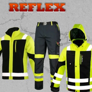 SET REFLEX - Geaca de iarna + pantaloni de protectie + pulover fleece