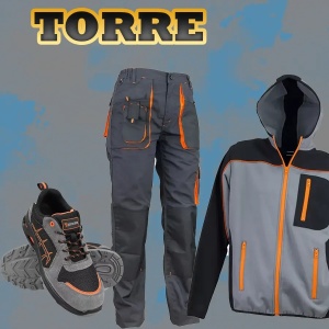 SET Torre - Hanorac + salopeta de lucru + pantofi de protectie