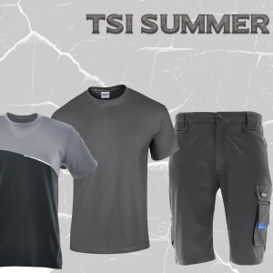 SET TSI SUMMER - Pantaloni scurt + 2 tricouri
