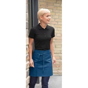 Fly tricou polo dama - elegant si confortabil pentru mediul profesional, negru