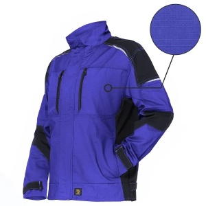 PCR HELICON BLUE - Geaca de lucru RIP-STOP, albastru/negru
