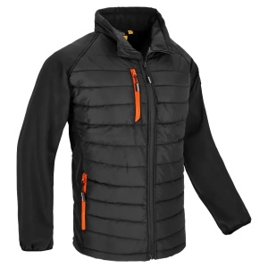 PCR SWIFT - Jacheta de iarna Softshell rezistenta la ploaie si vant, negru