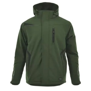 Sara Comfort Olive Winter - Geaca softshell imblanita, impermeabila, verde/negru - calitate premium