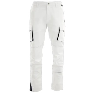Sara King Flex - Pantaloni de lucru, albi
