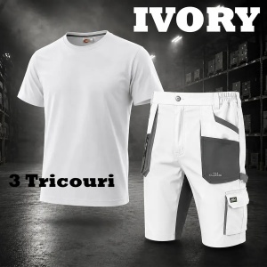 Set Ivory - Pantaloni de protectie scurti + 3 tricouri