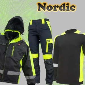 SET NORDIC - Geaca de iarna + pantaloni de protectie + bluza