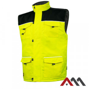 TOP - Vesta de protectie de iarna reflectorizanta, imblanita, HI-VIS