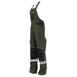 553 - Salopeta de lucru imblanita de iarna, material softshell, elastici
