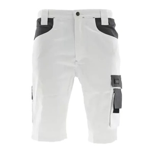 Actiflex short - Pantaloni de protectie scurti. alb/gri*
