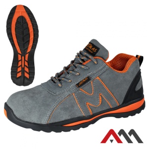 Bsport3 Grey – Pantofi de protectie din piele velur (S1, SRC) - OUTLET