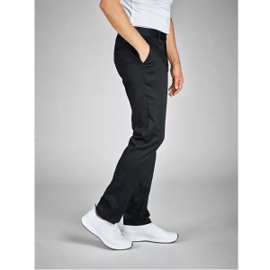 pantaloni chino de lucru pentru barbati, confortabili si elastici, negri